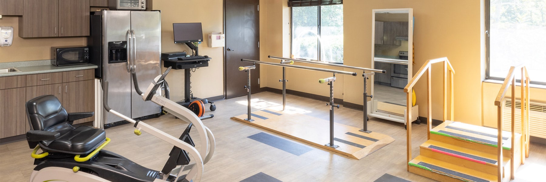 Rehab gym at Waverly Hills Post Acute